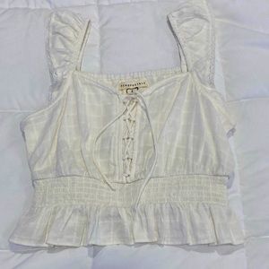 Aeropostale Creme Top
